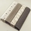 Couverture en flanelle 100% coton pour bébé couette pour nouveau-né drap de lit coloré super doux