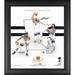 "Minnesota Timberwolves Facsimile Signatures 15"" x 17"" 2020-21 Franchise Foundations Collage with a Piece of Game-Used Basketball - Limited Edition 651"