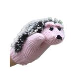 Women's Cartoon Animal Winter Hand Warmer Knitted Full Finger Mitten Gloves