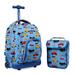 J World Lollipop Rolling Backpack And Lunch Bag, Mini Bus