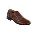 Tip Top Kids Boys Brown Wingtip Oxford Shoes