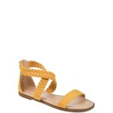 Brinley Co. Womens Comfort Woven Gladiator Sandal