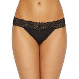 Maidenform Womens Sexy Must Haves Lace Thong, 7, Black