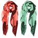 Peach Couture Light Weight Scarf Long Scarf Damask Scarf Paisley Scarf Beach Sarong Pashmina 2 Pack Value Pack Floral Scarf Summer Scarf Princess Scarf Coral Teal Scarf