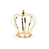 Large Metal Wired Crown, Gold, 12-1/2-Inch