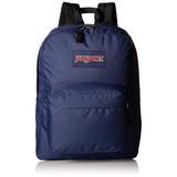 SUPERBREAK BACKPACK SCHOOL BAG - Navy Blue, Straight-cut, padded shoulder straps By From USA