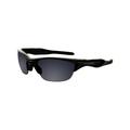 Oakley Non-Polarized Half Jacket 2.0 Oval Polished Black Frame/Black Iridium Lens Men's Sunglasses, OO9144-914401