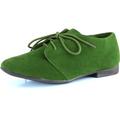 Classic Lace Up Flat Oxford Sneaker Desert Ankle, Apple Green, 5.5 B(M) US