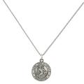 Primal Silver Sterling Silver St. Christopher Medal on 18-inch Cable Chain
