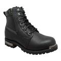 Men's Ride Tecs 9797 6" Reflective Double Zipper Biker Boot