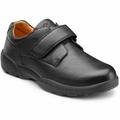 Dr. Comfort William-X Men's Dress Shoe: 10.5 X-Wide (XW/6E) Black Velcro