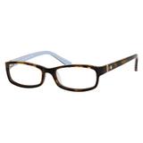 Kate Spade Full Rim Rectangular Havana Blue Eyeglasses