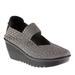 Bernie Mev Bernie Mev Women's Lulia Wedge Pump Shoes Gunmetal