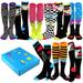 TeeHee Special (Holiday) Women Knee High 9-Pairs Socks with Gift Box (Halloween)