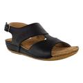 Comfort Wave by Easy Street Sloane Leather Sandals (Women)