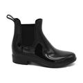 Storm Kidz Girls Booties Rainboots - Chelsea Boots Kids Little Kid/Big Kid Waterproof with Handle Black