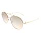 Authentic Prada Sunglasses SPR56U SVF-204 Rose Gold Frame Brown Silver Lens 55MM"