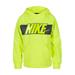 Nike Toddler Boys Dri-Fit Burpee French Terry Pullover Lightweight Hoodie (2T, Volt)