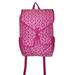 Pink Twist High Fashion Print Multi Purpose Utility Backpack Back pack with 2 Large Exterior Pockets