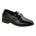 Josmo Boys Slip on dress shoes w/ metal accent