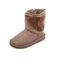Kids Girls Boys Winter Boots Faux Fur Lined Snow Boots Shoes 3
