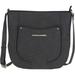 Kensie Large Saddle Bag - Womenâ€™s Fashion Handbag Crossbody Sling Purse With Adjustable Strap - Black