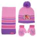Disney Princess Hat, Scarf and Gloves or Mitten Cold Weather Set, Toddler Girls, Age 2-4 or Little Girls Age 4-7