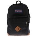 Jansport Mens City View Laptop Faux Leather Backpack