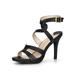 Allegra K Women's Strappy Platform Stiletto Heel Sandals