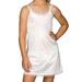 I.C. Collections Girls White Simple Empire Waist Slip