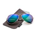 Polarized Aviator Sunglasses Mirrored Lens Classic Aviator Polarized Sunglasses Small