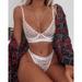 Arrival Women's Fashion Underwear Solid Color Swimsuits Lace Underwear Bikini Plus Size Casual Sexy Underwear Two Piece Set Bra+Briefs Women Bras Women Underpants Sexy Lingerie