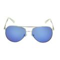 Foster Grant Men's Silver Mirrored Aviator Sunglasses XX06