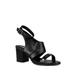 Nature Breeze Slingback Women's Chunky Heel Sandals in Black