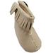 Infant Girls Light Brown Tassel Moccasins Slip-On Boots Booties Baby Shoes