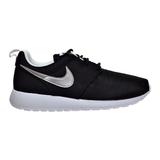 Nike Air Roshe One (GS) Big Kid's Shoes Black/Metallic Silver/White 599728-021 (4 M US)