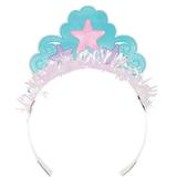 Creative Converting 336721 5 x 7 in. Iridescent Mermaid Party Tiaras, 8 Count