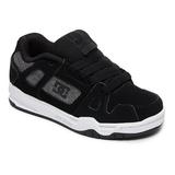 DC Shoes Stag Boys/Child shoe size 12.5 Casual ADBS100024-BGY Black/Grey