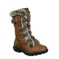 Aura20K Girls Shearling Comb. Boots - Children Kids Faux fur Mil. Tac.