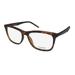 New Polaroid D201 Mens/Womens Rectangular Full-Rim Havana Durable Latest Collection Stylish Sleek Frame Demo Lenses 53-16-145 Eyeglasses/Eyeglass Frame