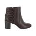 Easy Street Women's Bellamy Ankle Bootie Brown/Matte 5.5 M U