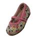 Osh Kosh Infant Girls Pink Floral Baby Shoes Mary Janes Flats