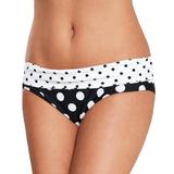 DORINA Curves Folded Convertible Hipster Swim Brief (D01130M),Large,Black Dot - Black Dot,Large