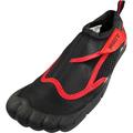 Norty - Young Mens Teens Skeletoe Aqua Wave Water Shoe - Runs 1 Size Small 39445-5D(M)US Black Red