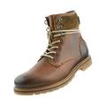 Asher Green AG5376 - Men's Work Boots, Combat Boots - Genuine Leather Lace-Up Motorcycle Boots for Men
