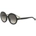 CH Carolina Herrera SHE696 SHE/696 0700 Shiny Black Round Sunglasses 53mm