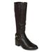 New Women Refresh Alto-02 Mixed Media Gold Plating Knee High Riding Boot