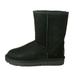 Ugg Women's Classic Short II Black Ankle-High Suede Boot - 5M