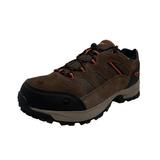 Hi-Tec Men's Ridge Low Wp Brown Ankle-High Leather Hiking Shoe - 9M