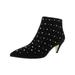 Kate Spade Womens Starr Suede Studded Ankle Boots